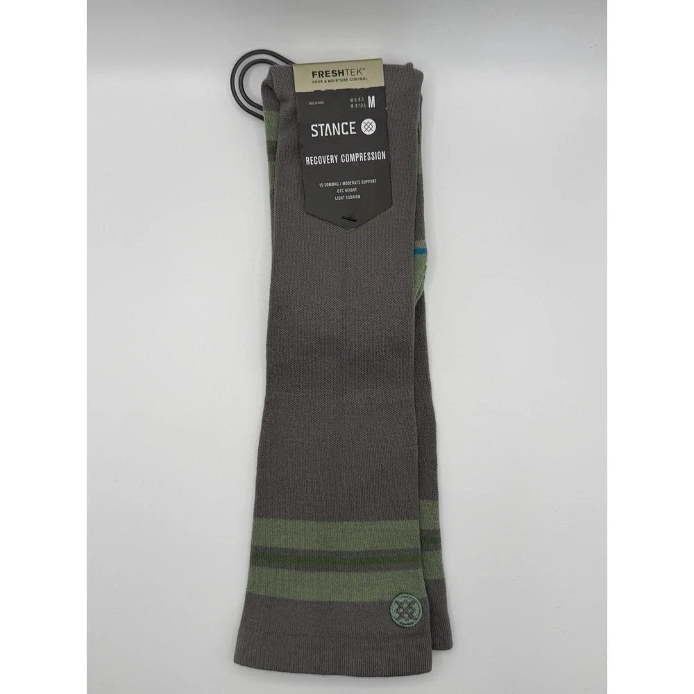 Stance Kaden Compression OTC Socks Grey Mens Medium A745D25KAD